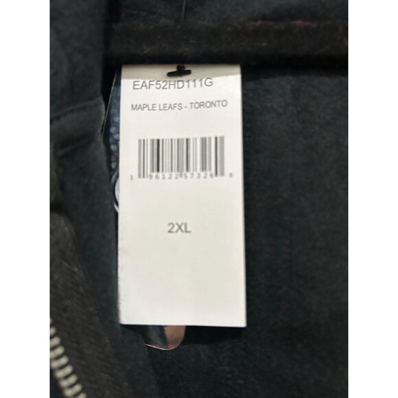 NWT Women's Wear by Erin Andrews Black Toronto Maple Leafs Fleece Full-Zip 2X - Picture 4 of 4